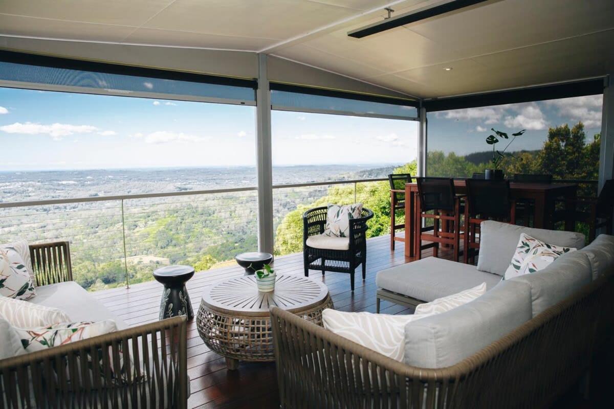 Flaxton Garden Home With Spectacular Coastal Views Montville Luaran gambar